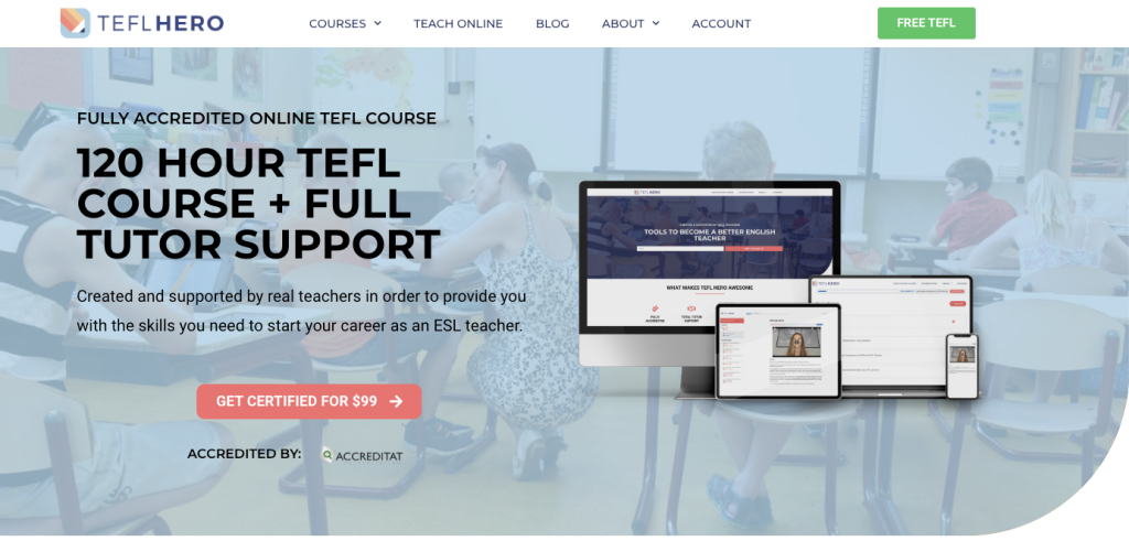 tefl hero 120 hour course